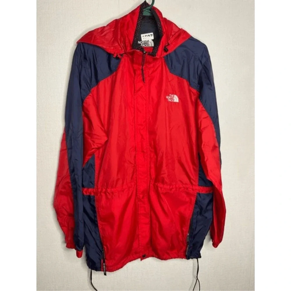VTG‎ The North Face Hydrenaline Hooded Full Zip Wind/Rain Jacket Men L Hong Kong